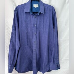 Ted Baker Endurance  Men's Purple Button Down Shirt